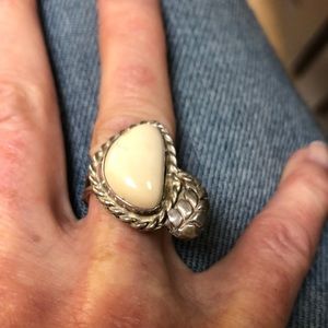 White buffalo ring